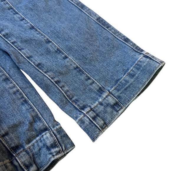 HG Denim High Roller Adjustable Jumpsuit Women's Blue Denim Overalls, Size S - Picture 6 of 13